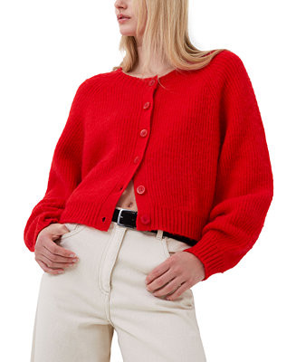 Women's Fluffy Knit Cardigan | Macy's