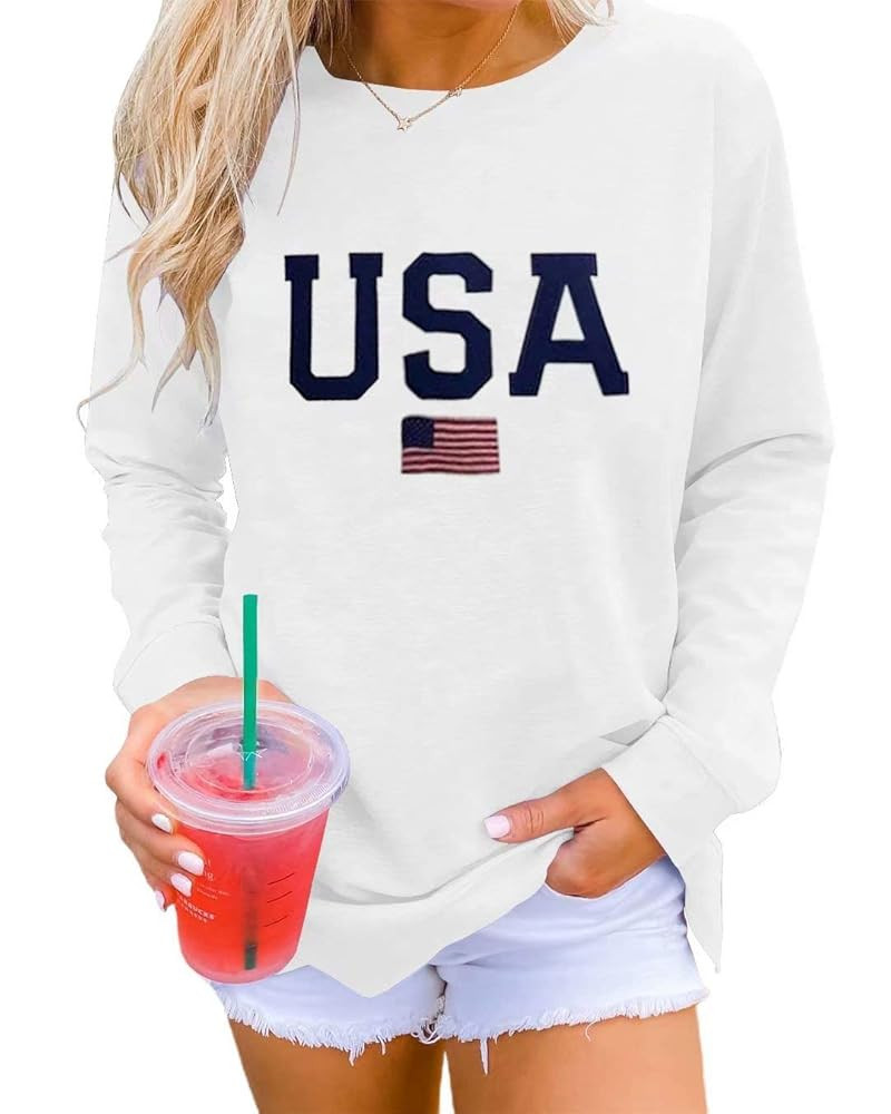 Dressmine Womens Casual Long Sleeve Graphic Tee Shirts Crew Neck Sweatshirts Pullover Tops for Wo... | Amazon (US)