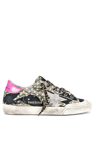 Superstar Sneaker in Black, Military Green, White, Silver, & Fuchsia | Revolve Clothing (Global)