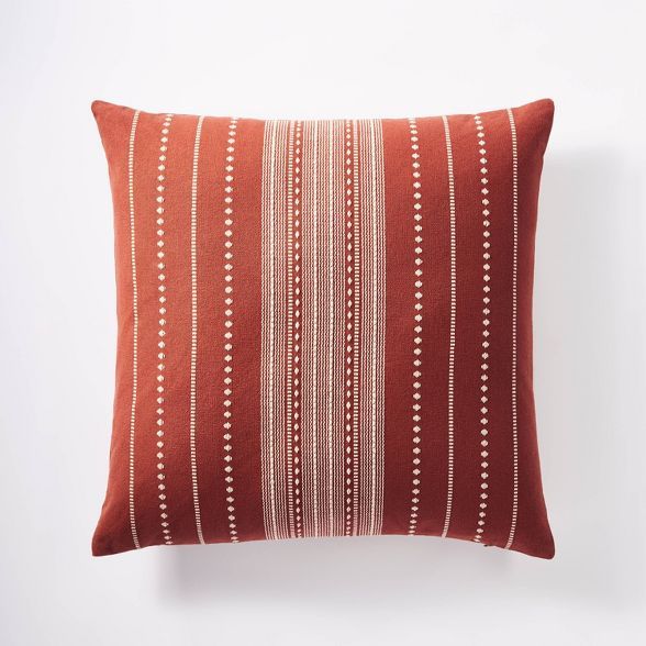24"x24" Oversized Square Woven Textured Pillow - Threshold™ designed with Studio McGee | Target
