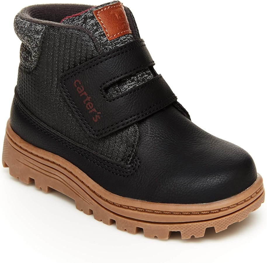 Carter's Boy's Kids' Kelso Fashion Boot, Black | Amazon (US)