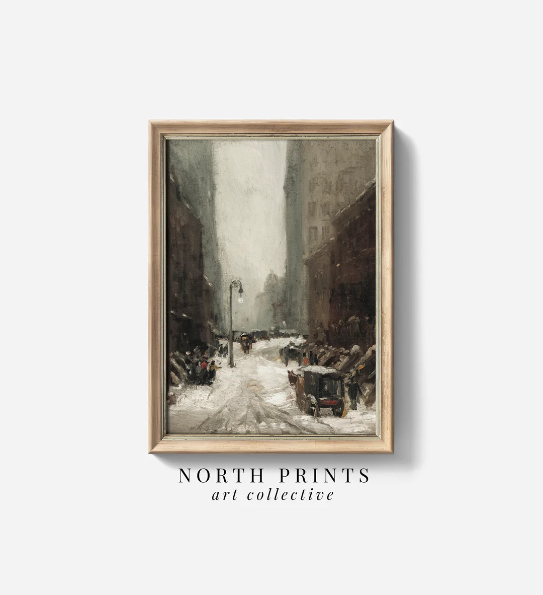 Vintage Moody Winter Paris Cityscape Print Dark Neutral Painting Antique PRINTABLE Digital Art W3... | Etsy (US)