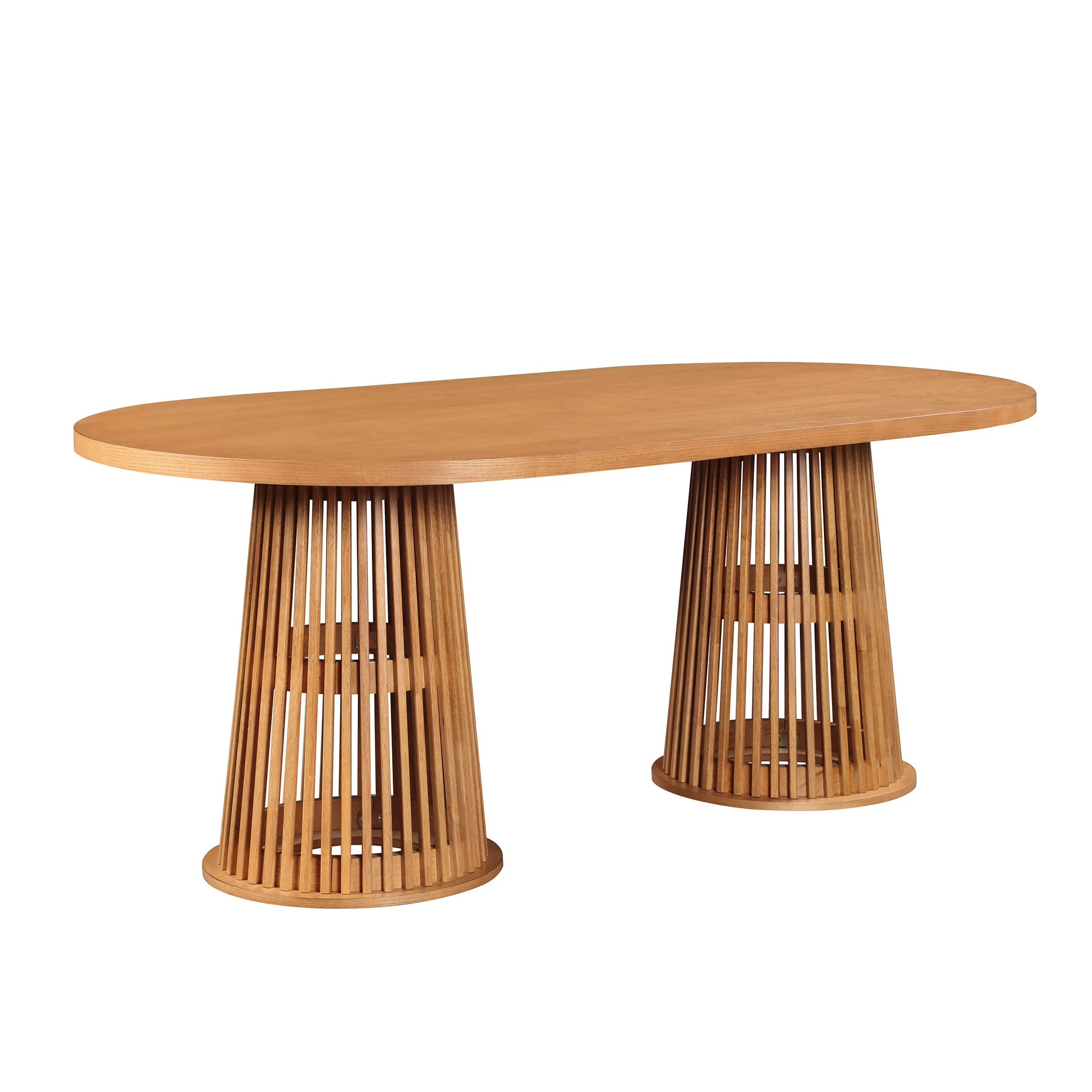 Beautiful by Drew Oval Dining Table, Warm Honey - Walmart.com | Walmart (US)