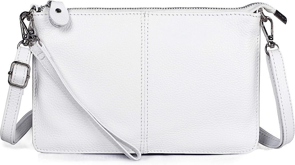 Befen Leather Wristlet Clutch Wallet Purses Small Envelope Crossbody Bags for Women | Amazon (US)