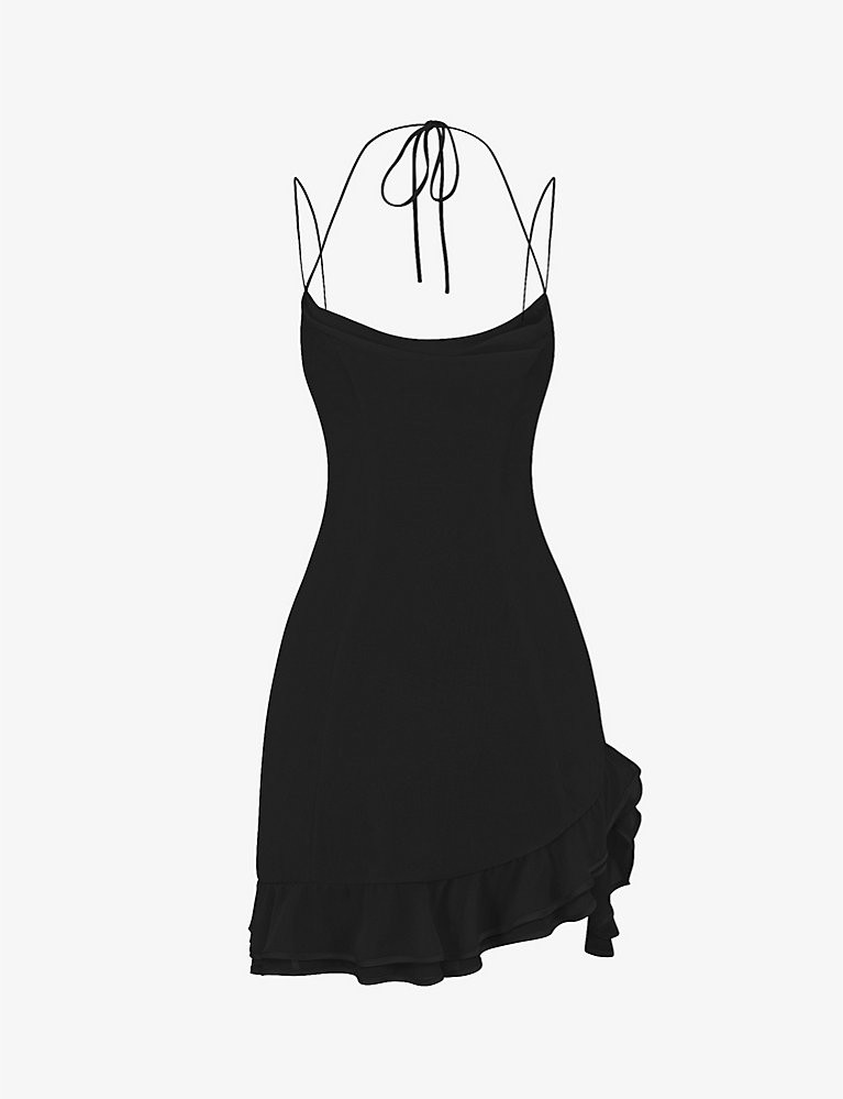 Rossella ruffled woven mini dress | Selfridges
