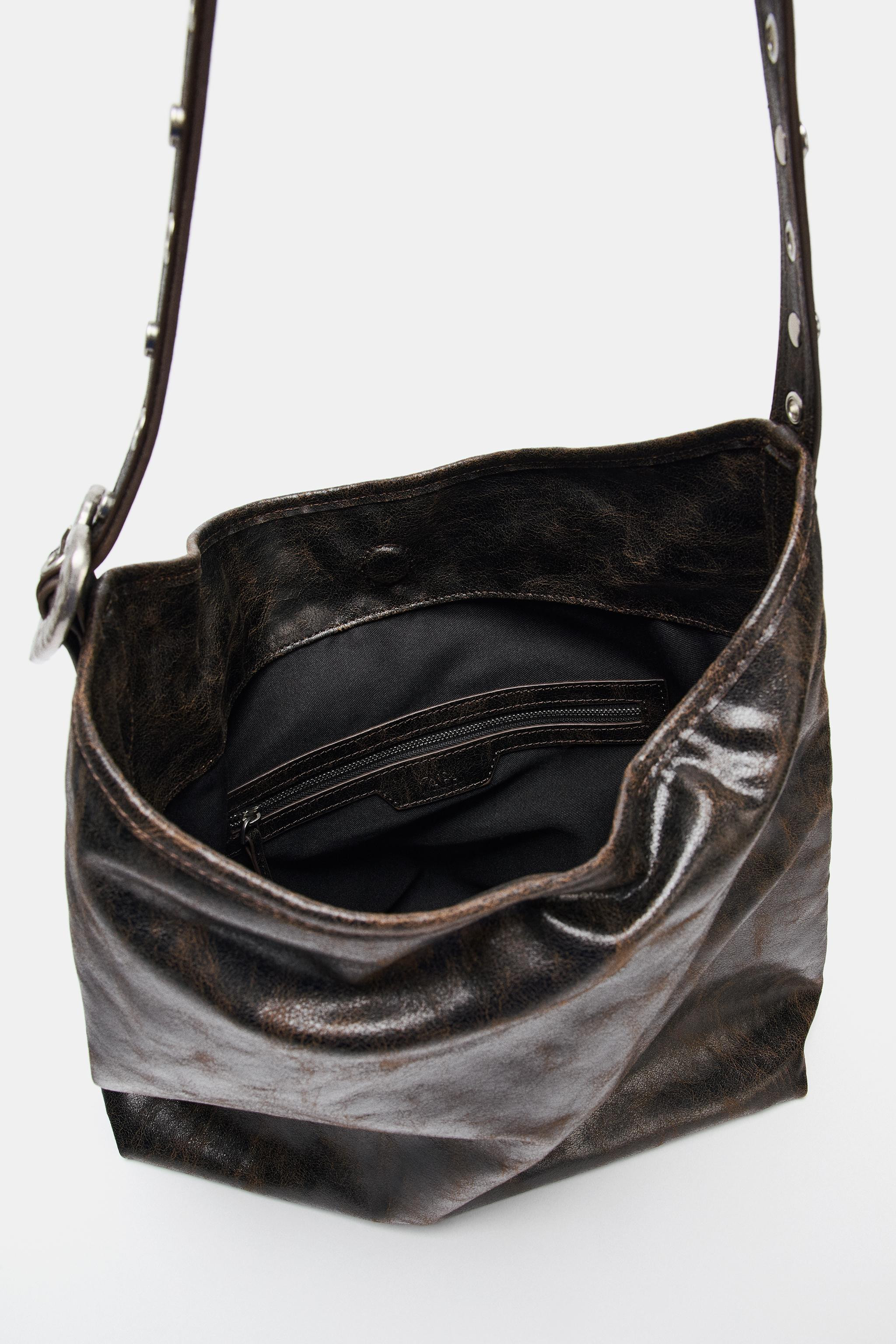 STUDDED TOTE BAG | Zara UK