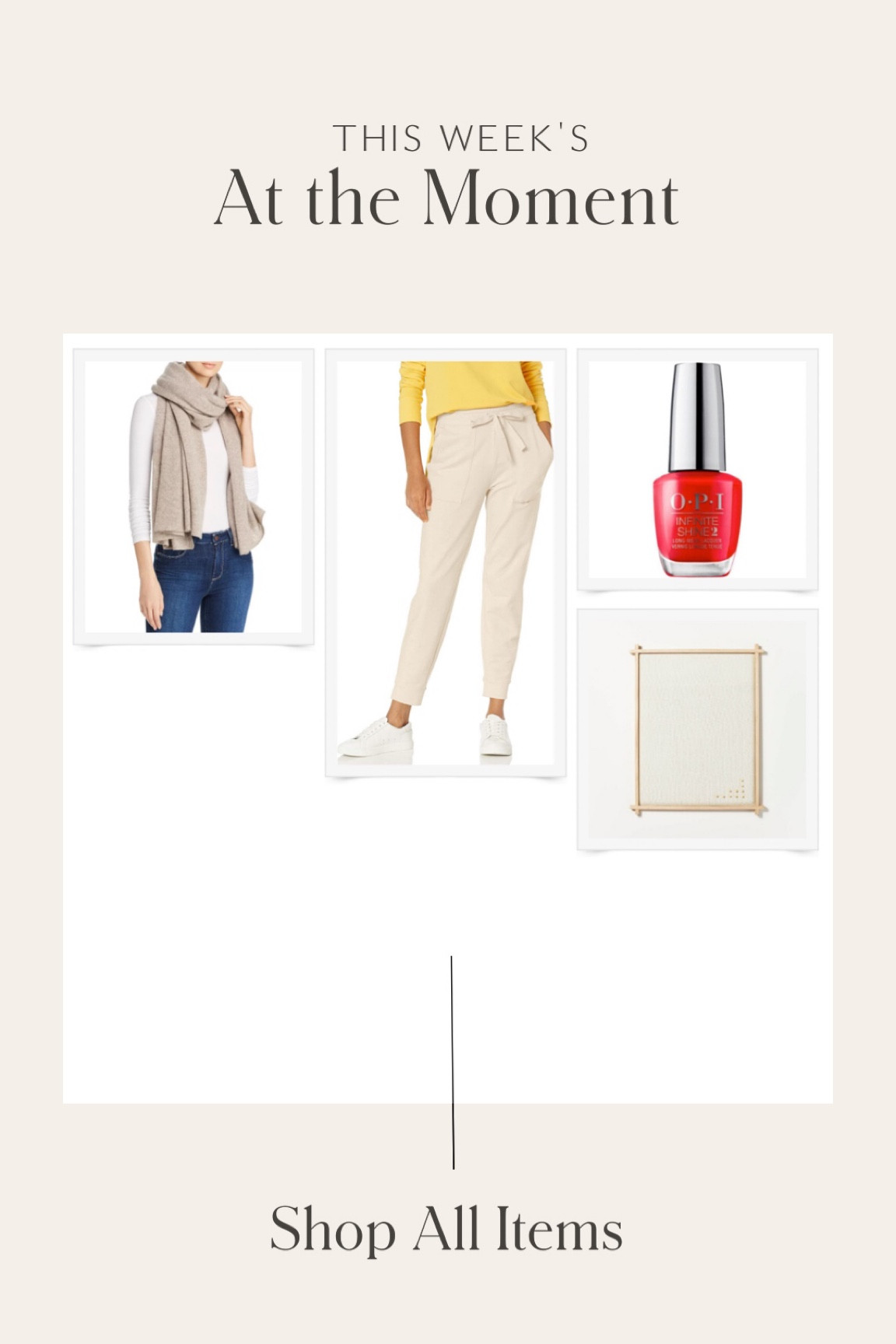 This weeks items that I’m loving at the moment to inspire your home, fashion style, well-being, health and overall lifestyle!
•
•
•
Target home, target finds, amazon finds, , spring decor, neutral style, cashmere wrap, spring wrap, spring fashion, joggers, amazon fashion, nail color, office decor 


#LTKsalealert #LTKSale #LTKhome