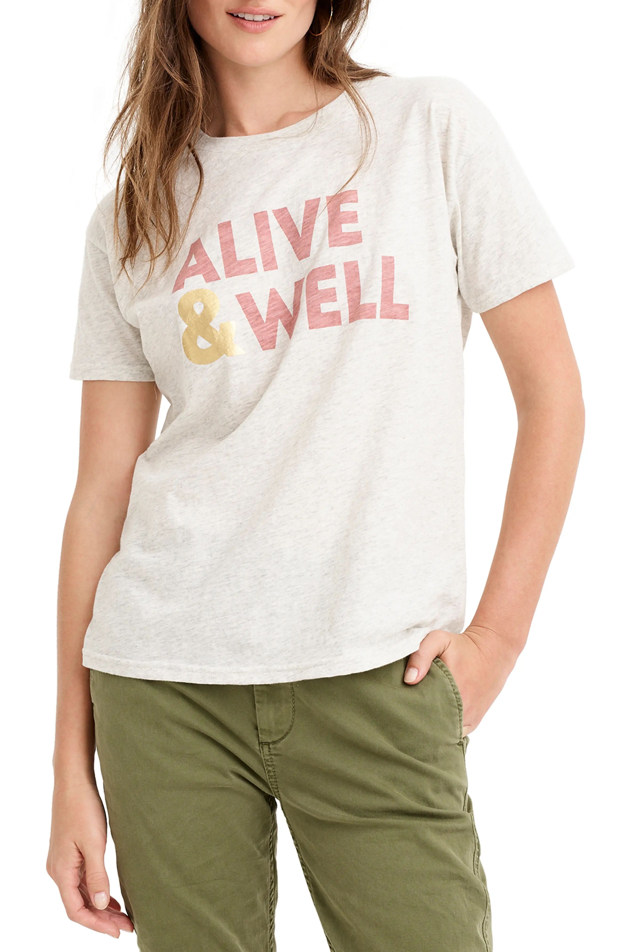 Women's J.crew Alive & Well Tee | Nordstrom