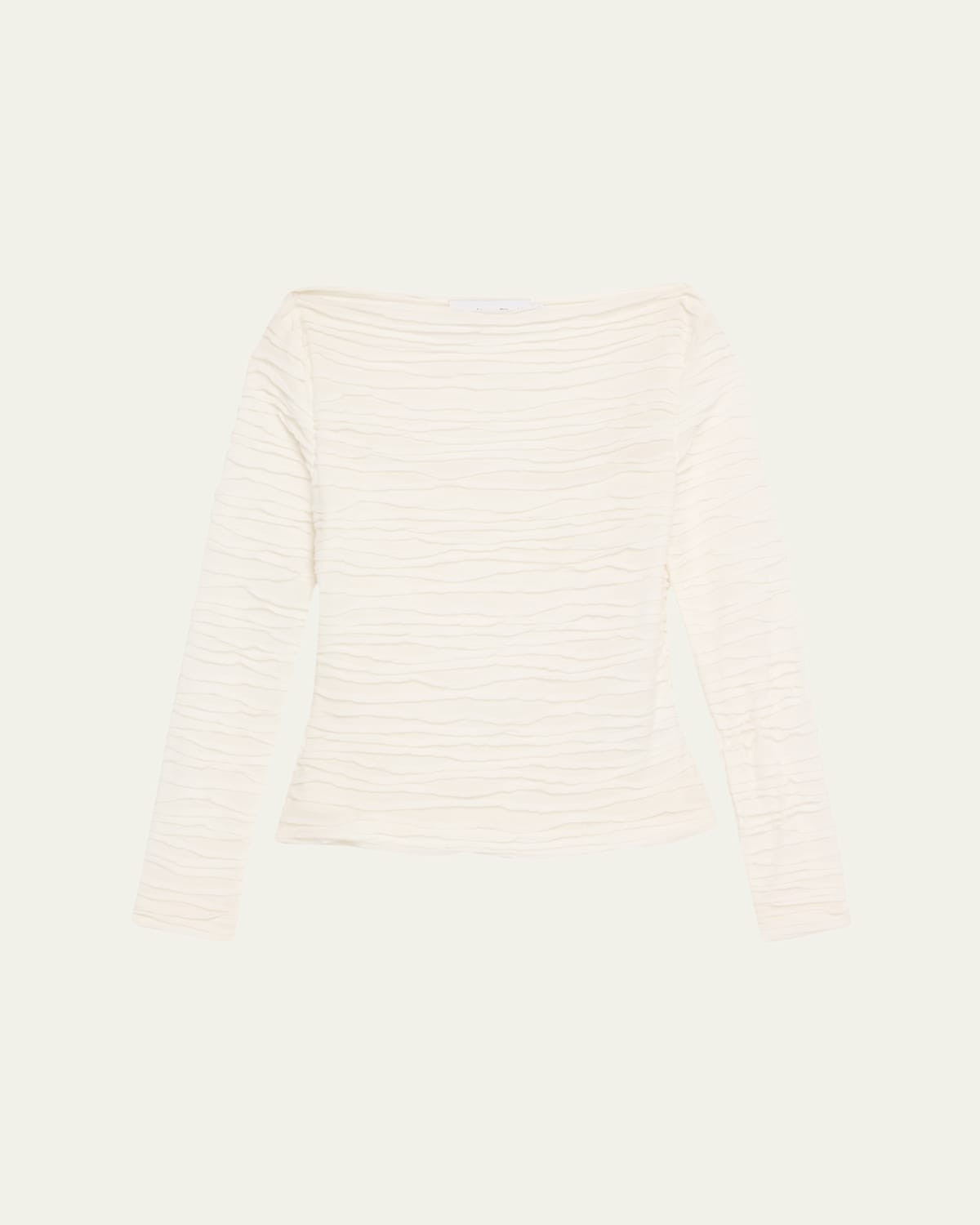 Paloma Long-Sleeve Textured Top | Bergdorf Goodman