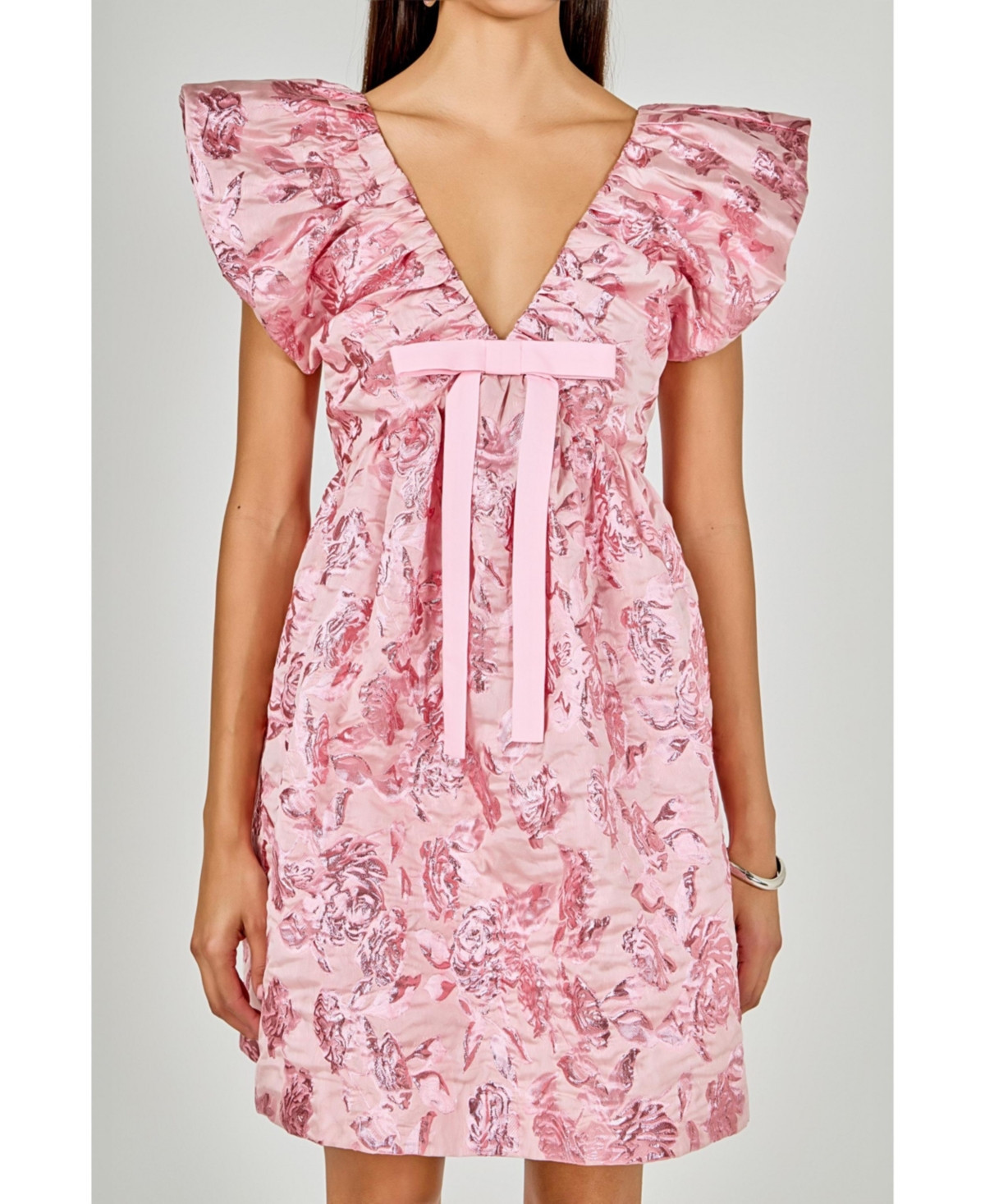 endless rose Women's Jacquard Print Mini Dress - Pink | Macy's