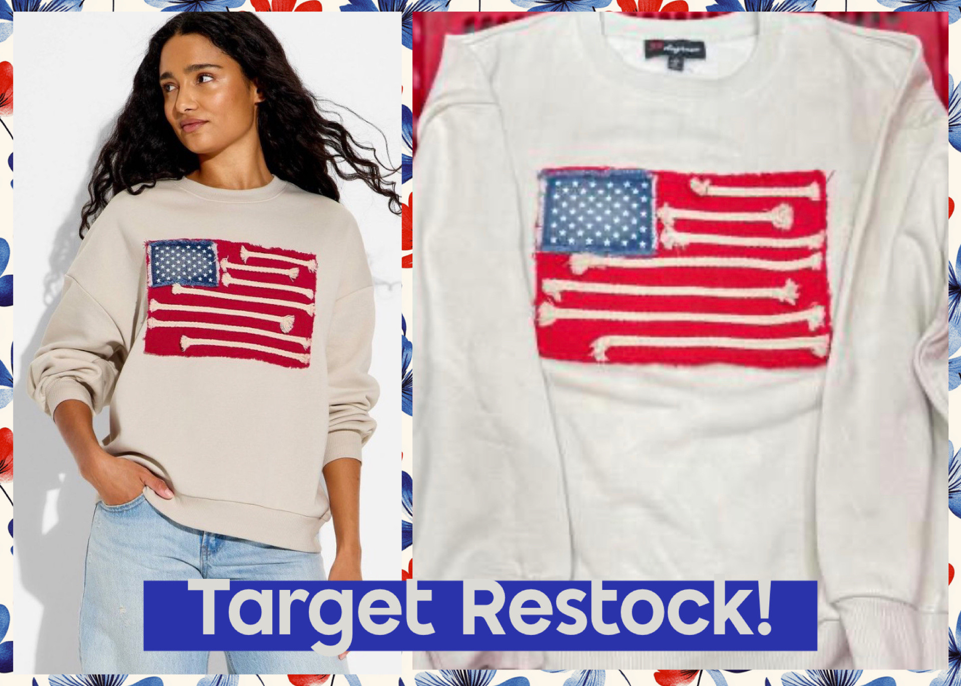 FINALLY back in stock!!! I’ve been wanting to share this one with you, but it’s been sold out pretty much since launching at Target 🎯!!! This is THE softest sweatshirt that is so perfect for the months ahead - and it’s only $25!!! Grab quickly, since it’s anticipated to be another fast sell out today!! 🇺🇸 

#LTKootd #LTKSeasonal