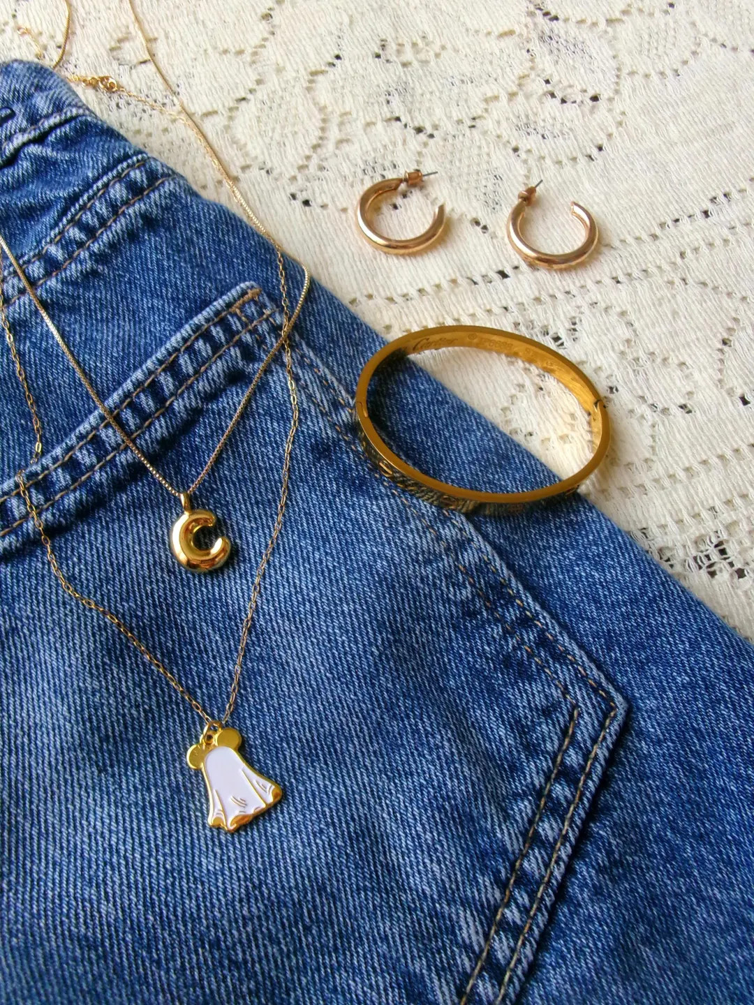 Mickey Ghost Necklace - Etsy | Etsy (US)