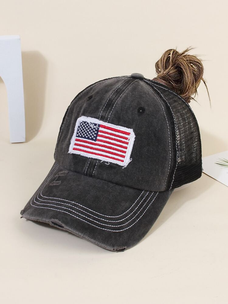 American Flag Embroidered Baseball Cap
       
              
              $4.60        
    $4.... | SHEIN