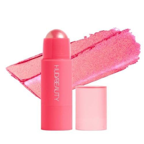 Huda Beauty Cheeky Tint Blush Stick - Proud Pink (Cool Bubblegum Pink) - 0.17 oz / 5 g | Amazon (US)