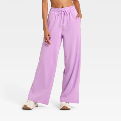 Women's Washed Jersey Wide Leg Pants - JoyLab™ | Target