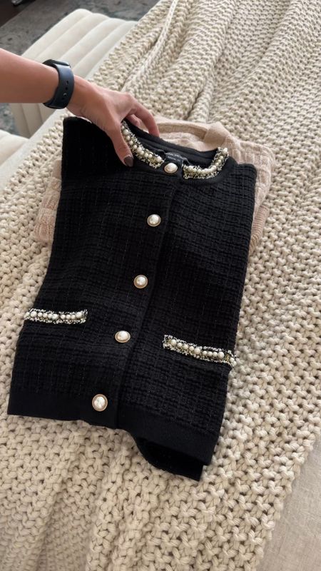 I’m yes! It’s Amazon!! I Love these tweed inspired jackets that are giving Chanel vibes! Pair them with denim for a relaxed look or dress it up for an office or dinner look! The possibilities are endless! 

#LTKstyletip #LTKVideo #LTKfindsunder100