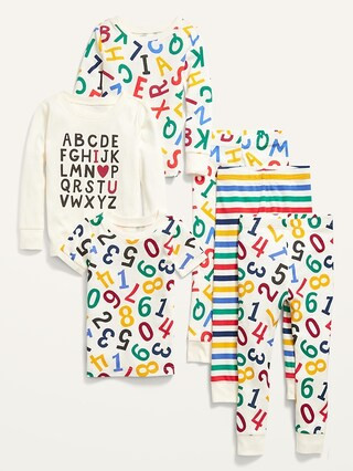 Unisex 6-Piece Pajama Set for Toddler & Baby | Old Navy (US)