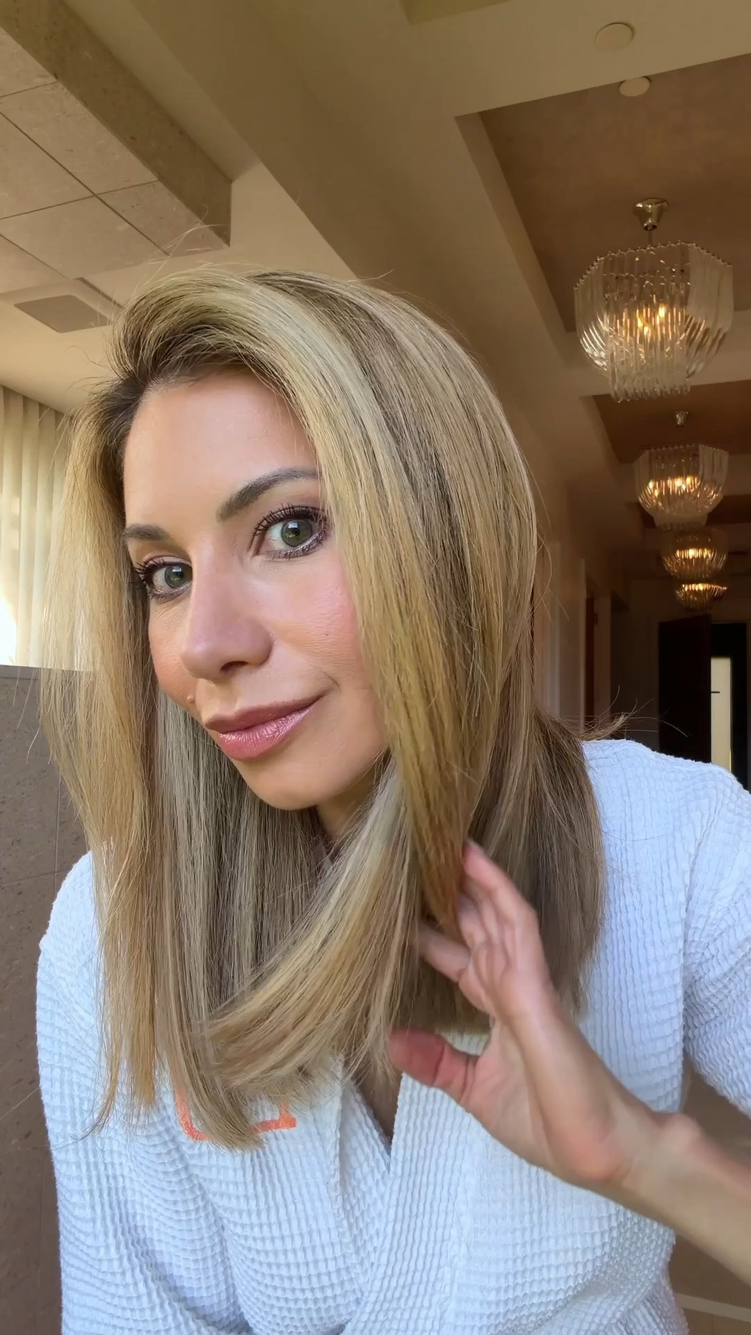 My go-to blowout routine for smooth, shiny hair ✨

I prep my roots with Oribe Serene Scalp Oil Control Treatment Mist, add Supershine Light through my lengths and ends, then finish with Invisible Defense before heat styling.

These products make such a difference in how smooth, shiny and polished my hair looks after a blowout. 

PRODUCTS USED
EMI JAY Bamboo Paddle Brush
ALO 90's Claw Clip - Brown Tortoise
DYSON Hair Dryer and Straightener
DYSON Supersonic Hair Dryer
ORIBE Serene Scalp Oil Control Treatment Mist (Step 1)
ORIBE Supershine Light Moisturizing Cream (Step 2)
ORIBE Invisible Defense Universal Protection Spray (Step 3)

#LTKBeauty #LTKOver40