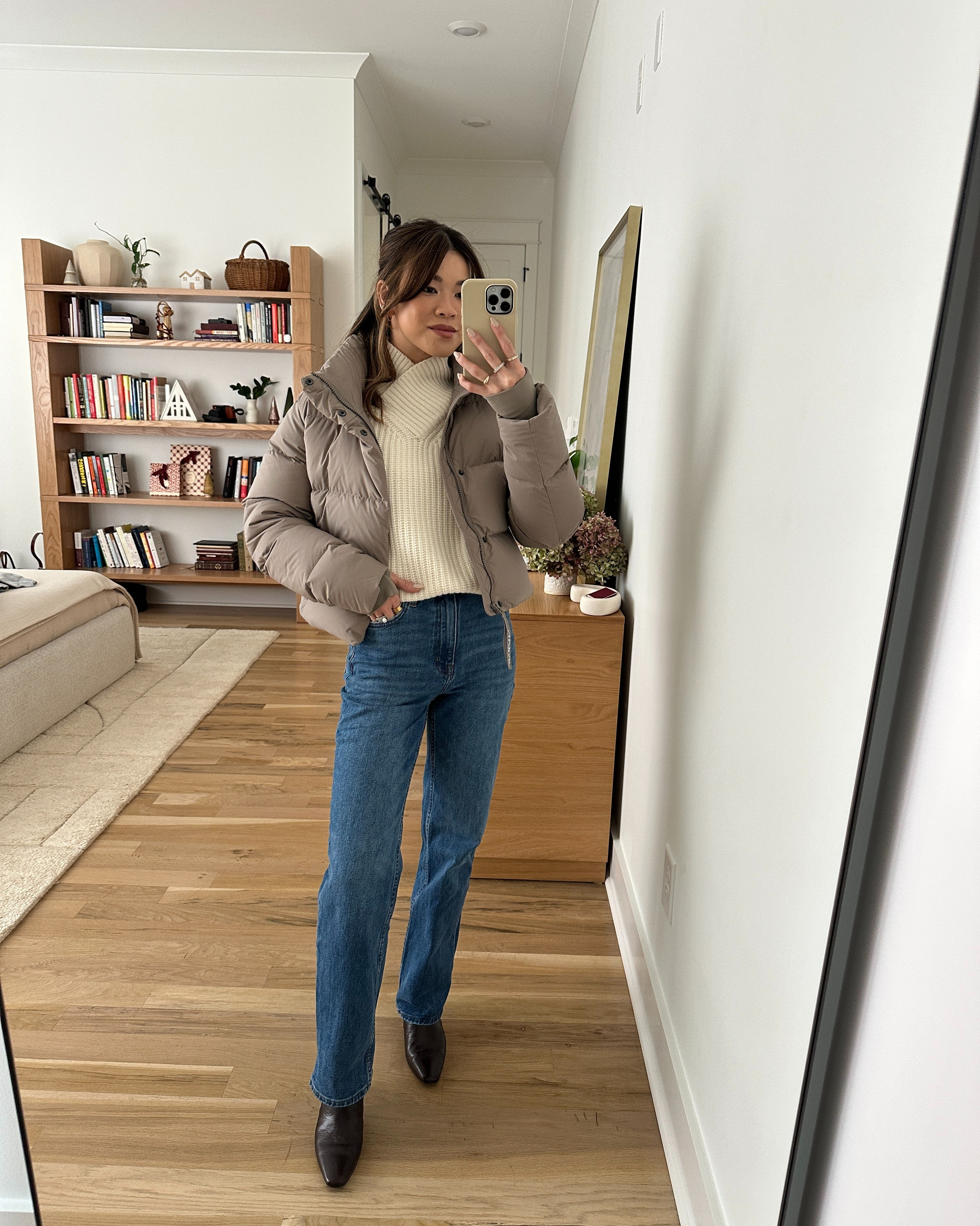 Sizing info: sweater size XS, jeans size 24 in 5 Yrs Kiss N Tell Bl, puffer size Small in Modern Taupe!

petite fashion, get dressed with me, outfit inspiration, ootd, nashville outfit, Nashville influencer, petite style, vacation style, casual outfits, mom style, petite pants, winter dress, winter outfit, winter pants, winter outfit inpso, winter outfit idea, winter top, winter style, winter sweater, cozy sweater, cold weather sweater, cold weather outfit, denim, jeans, jacket, winter jacket, winter coat, puffer coat, warm coat, 

 

#LTKSeasonal #LTKPetite