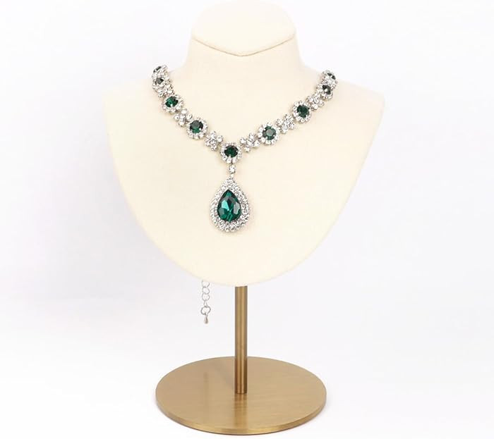 Necklace Display Stand For Selling Jewelry Display Stand with Stainless Steel Stand Necklace Hold... | Amazon (US)