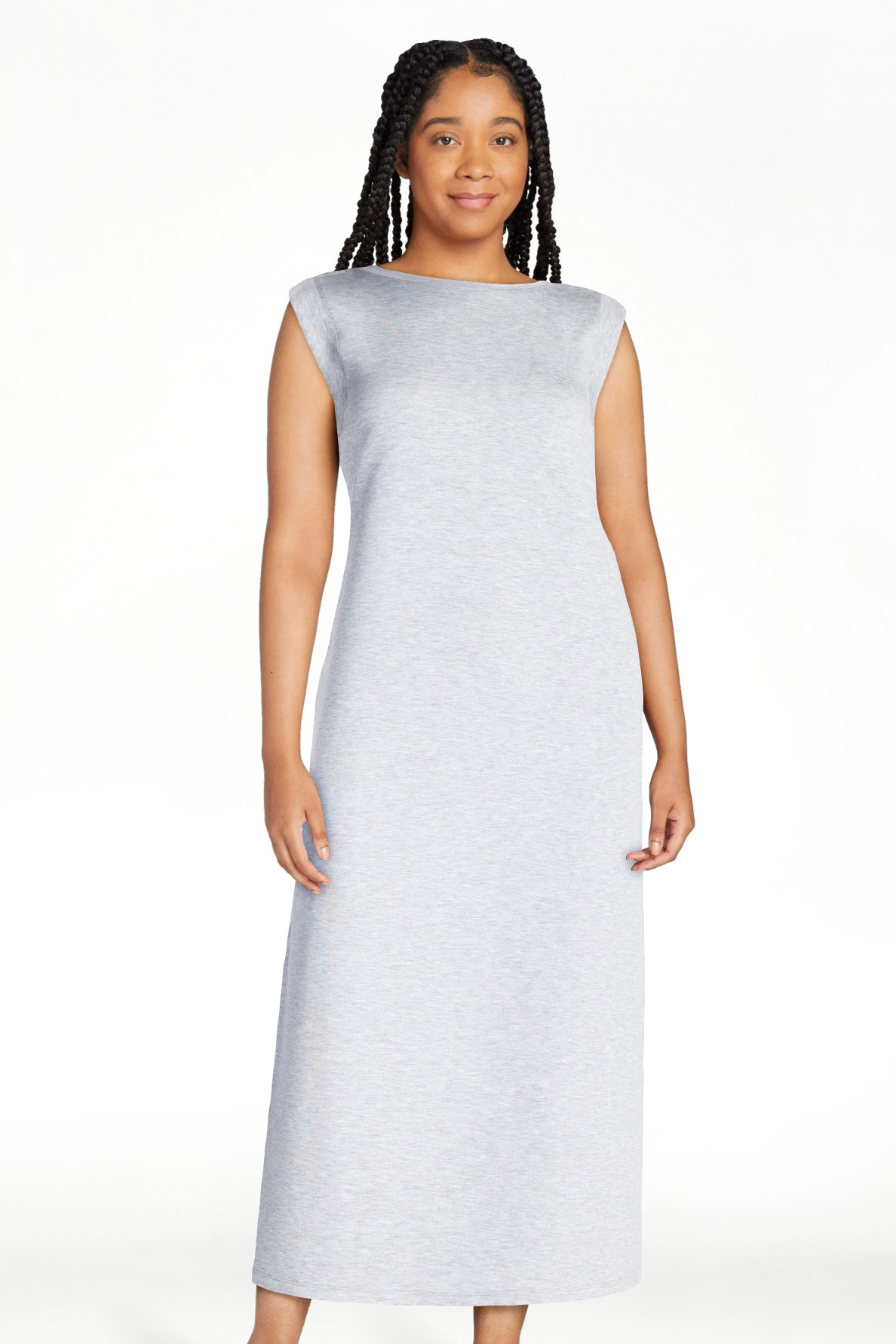 Scoop Women's and Women's Plus Scubaknit Sleeveless Maxi Dress, Sizes XS-4X | Walmart (US)