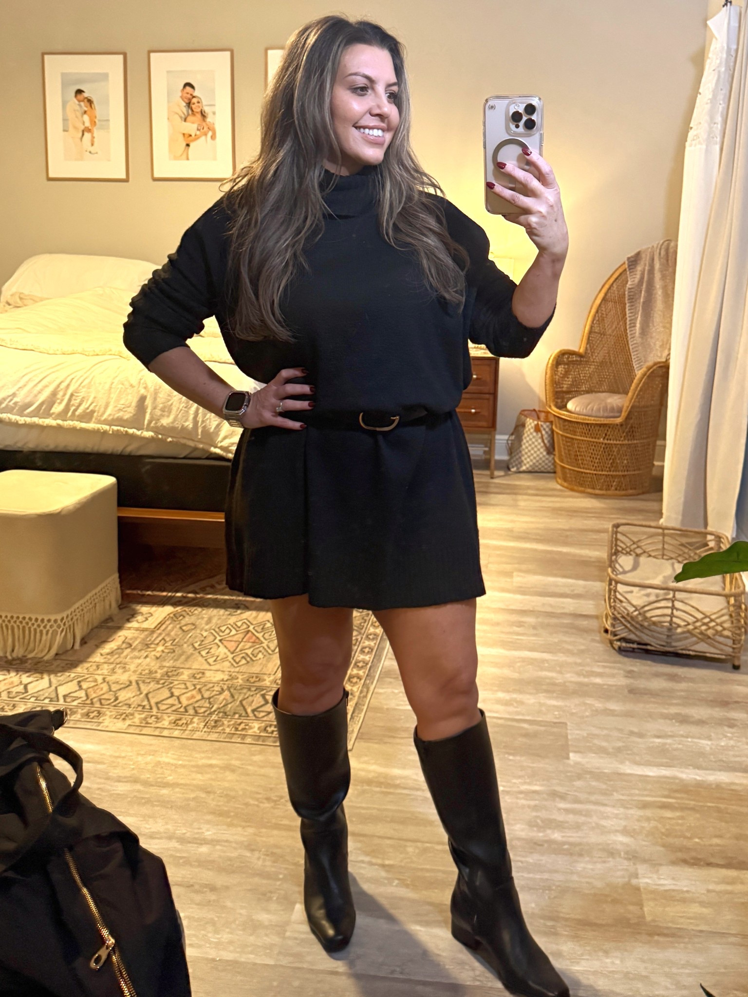 Black on black winter outfit 

#LTKOver40 #LTKootd #LTKPetite
