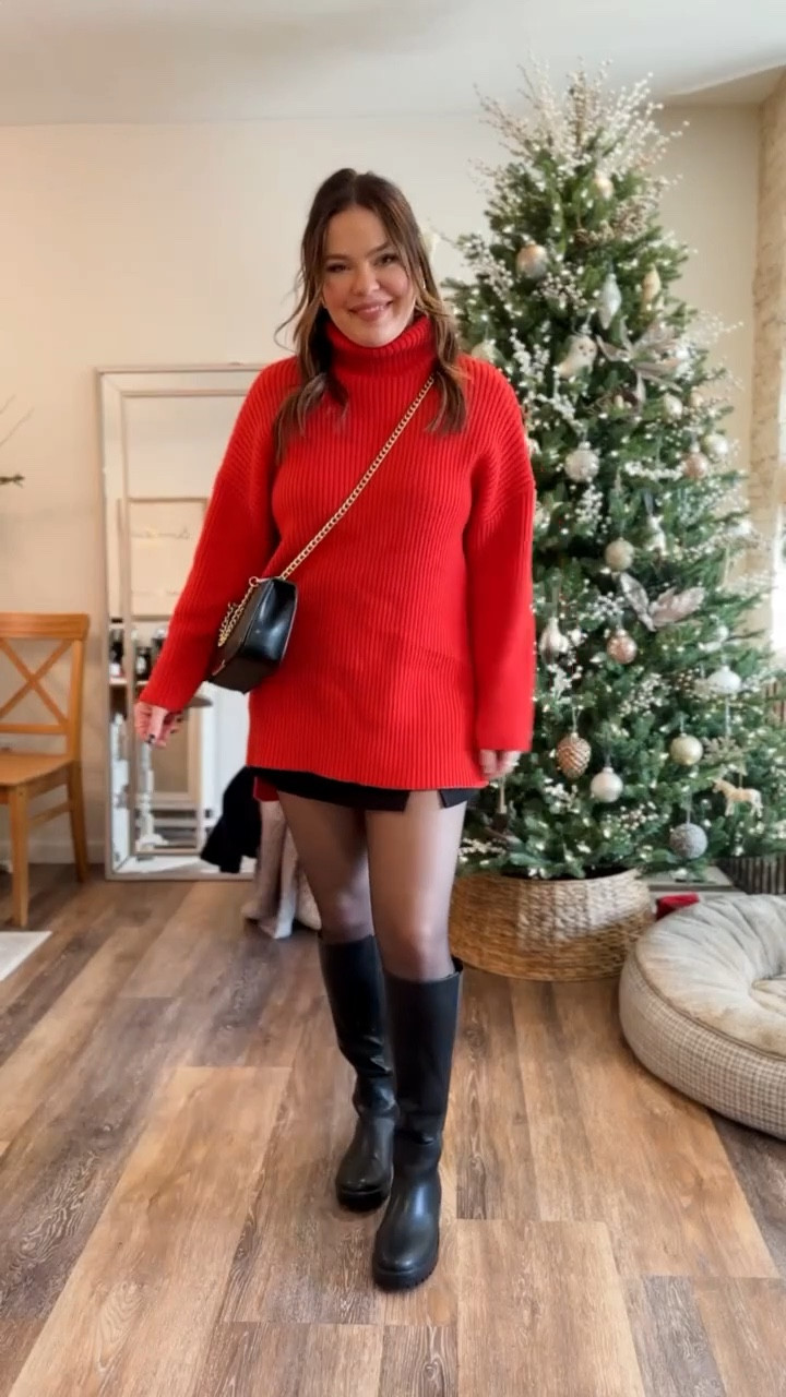 Holiday outfit idea / midsize outfit inspo / Christmas party outfit 

#LTKHoliday #LTKCyberWeek #LTKStyleTip