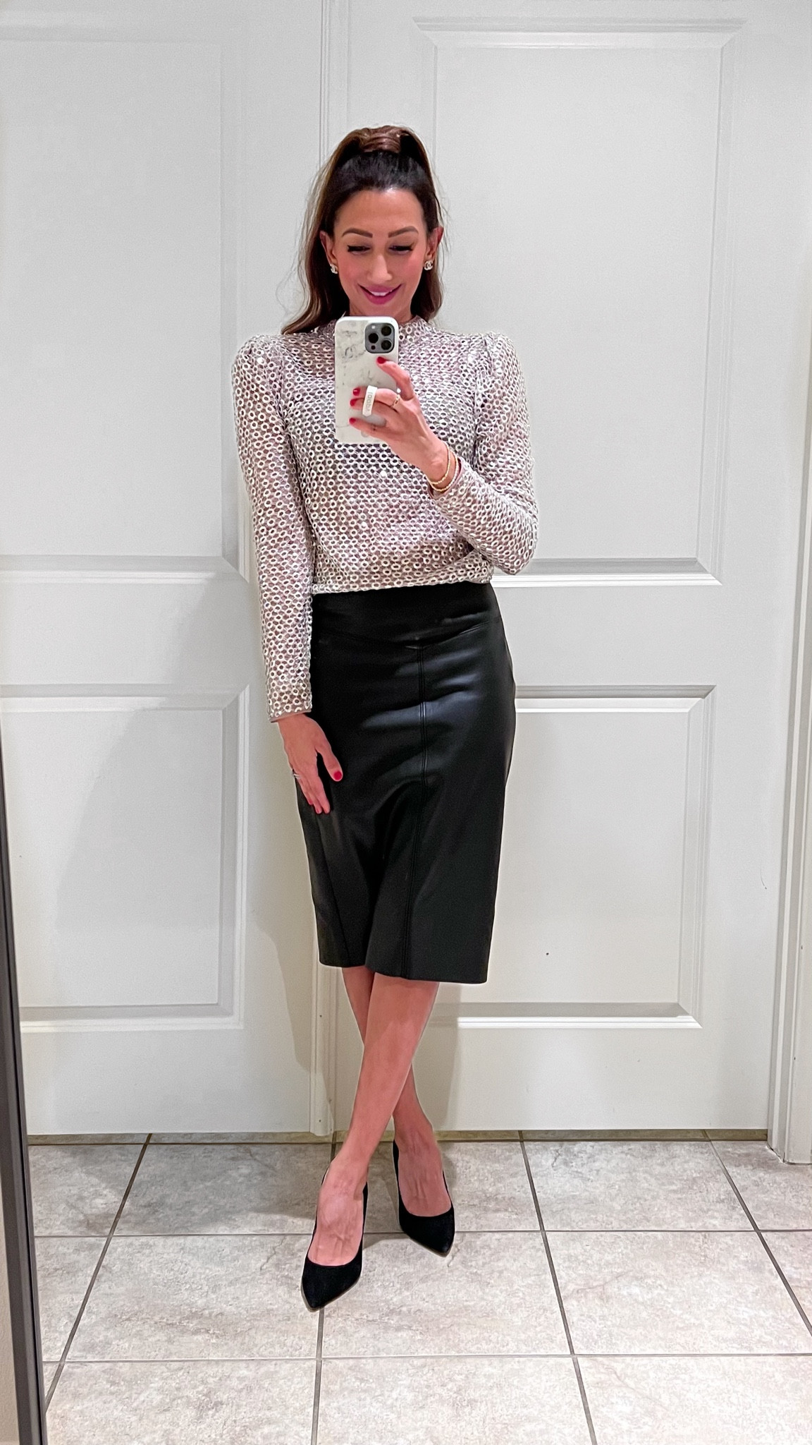Feeling elegant and ready for a night out in my Revolve top and skirt ✨ #datenightoutfit #revolvefashion #revolveme #outfitinspo 

#LTKsalealert #LTKSeasonal #LTKstyletip