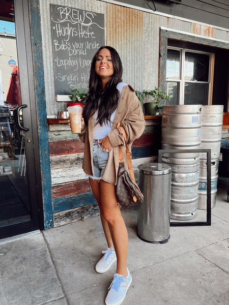 Colleen Mocha Corduroy Jacket | She Is Boutique