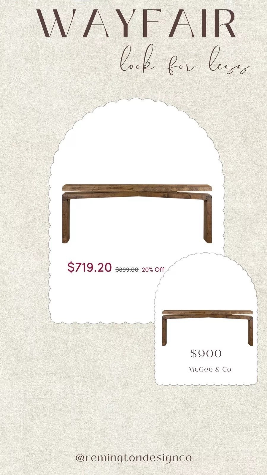 I have color sierra rustic natural! Love this console table!#LTKSummerEdit