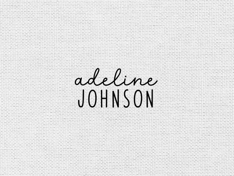 Kid Name Stamp Kid Name Labels Permanent Fabric Stamp Rubber Stamp or Self Inking Stamp 0.5 X 1.5... | Etsy (US)