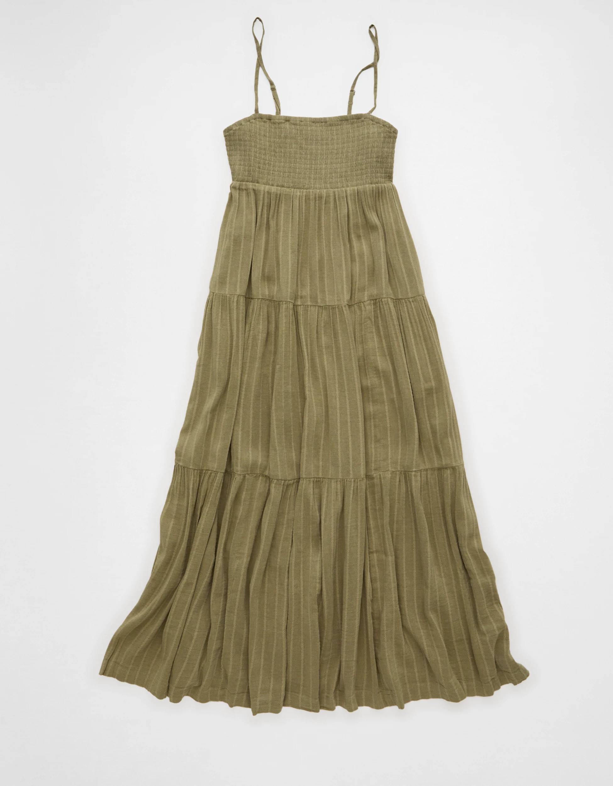 AE Smocked Babydoll Midi Dress | American Eagle Outfitters (US & CA)