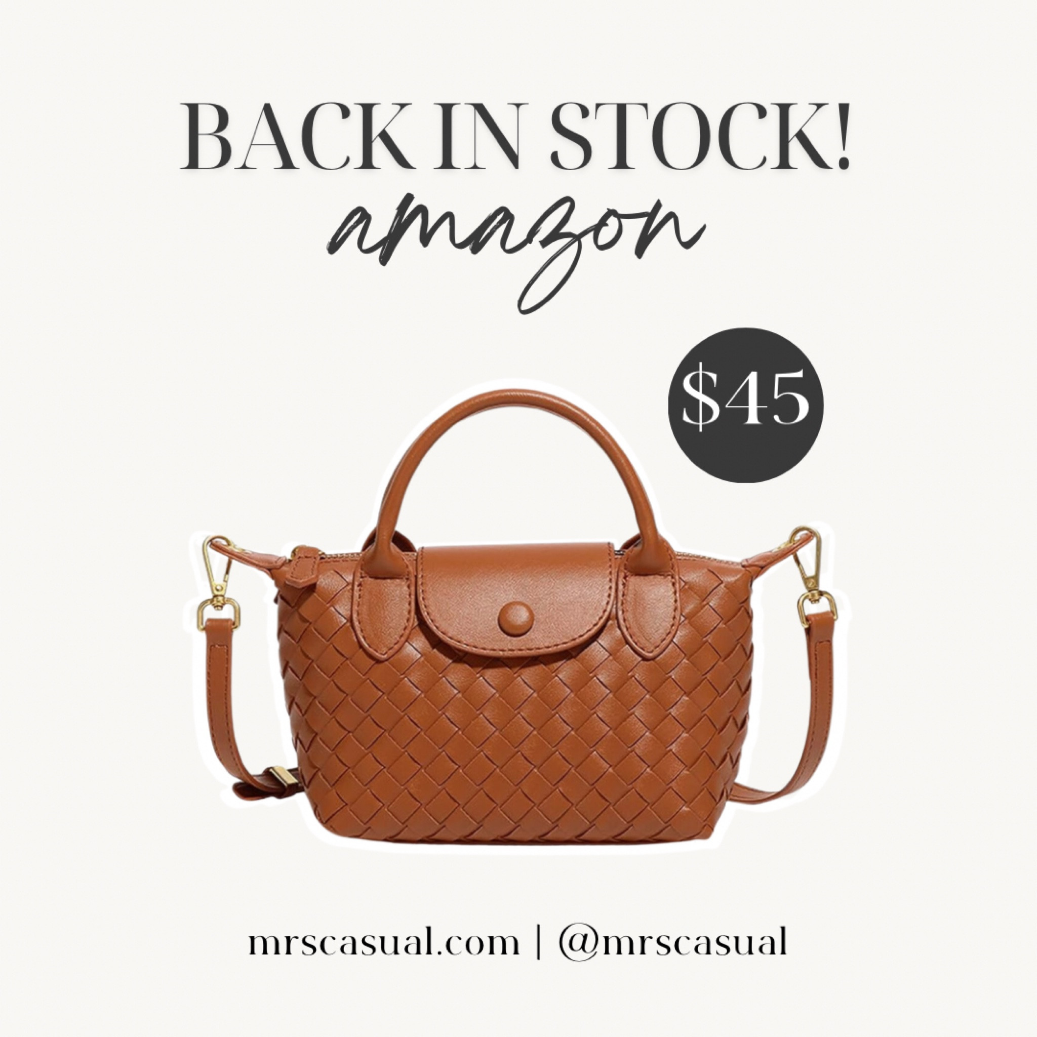 BACK IN STOCK! The cutest braided top handle mini bag 😍 Only $45! RUN!! #ltkfindsunder50 #ltkstyletip #ltkitbag

#LTKStyleTip #LTKFindsUnder50 #LTKItBag