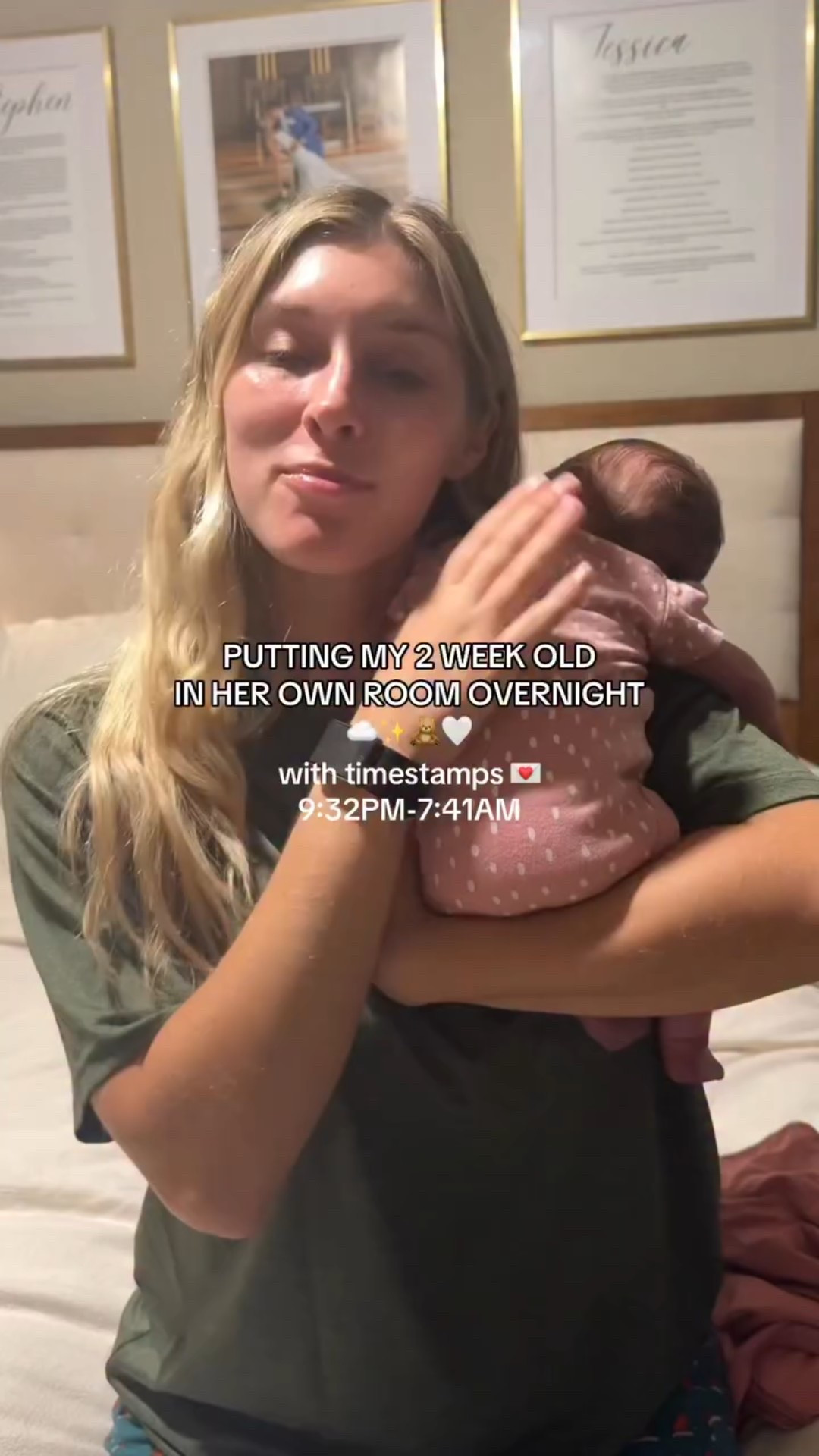 Scottie’s officially in her own room! 🥹  It’s one of those decisions that can feel so hard… but we were all keeping each other up at night, and I’ve learned that to be the best mom for my babies, I have to be a rested mom too 💕

I know every family does things differently, and that’s the beautiful part of motherhood. There’s no “right” way to do it, just the way that’s right for you and your family ✨

#newborn #newbornsleep #momof2 #postpartum #motherhood #momlife #ftm #newmom #newbornlife #sleeptraining #twoundertwo #2under2