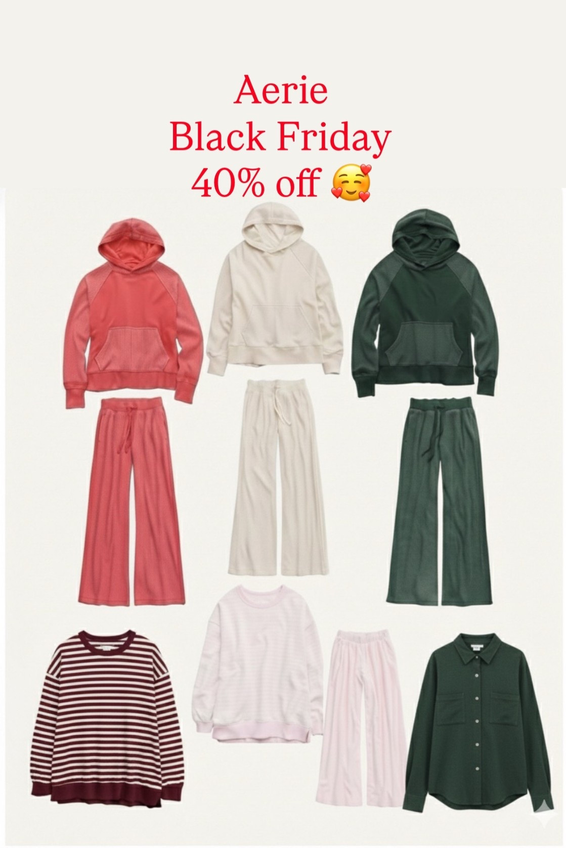 Aerie Black Friday!!! Up to 50% off #anericaneagle

#LTKHoliday #LTKCyberWeek