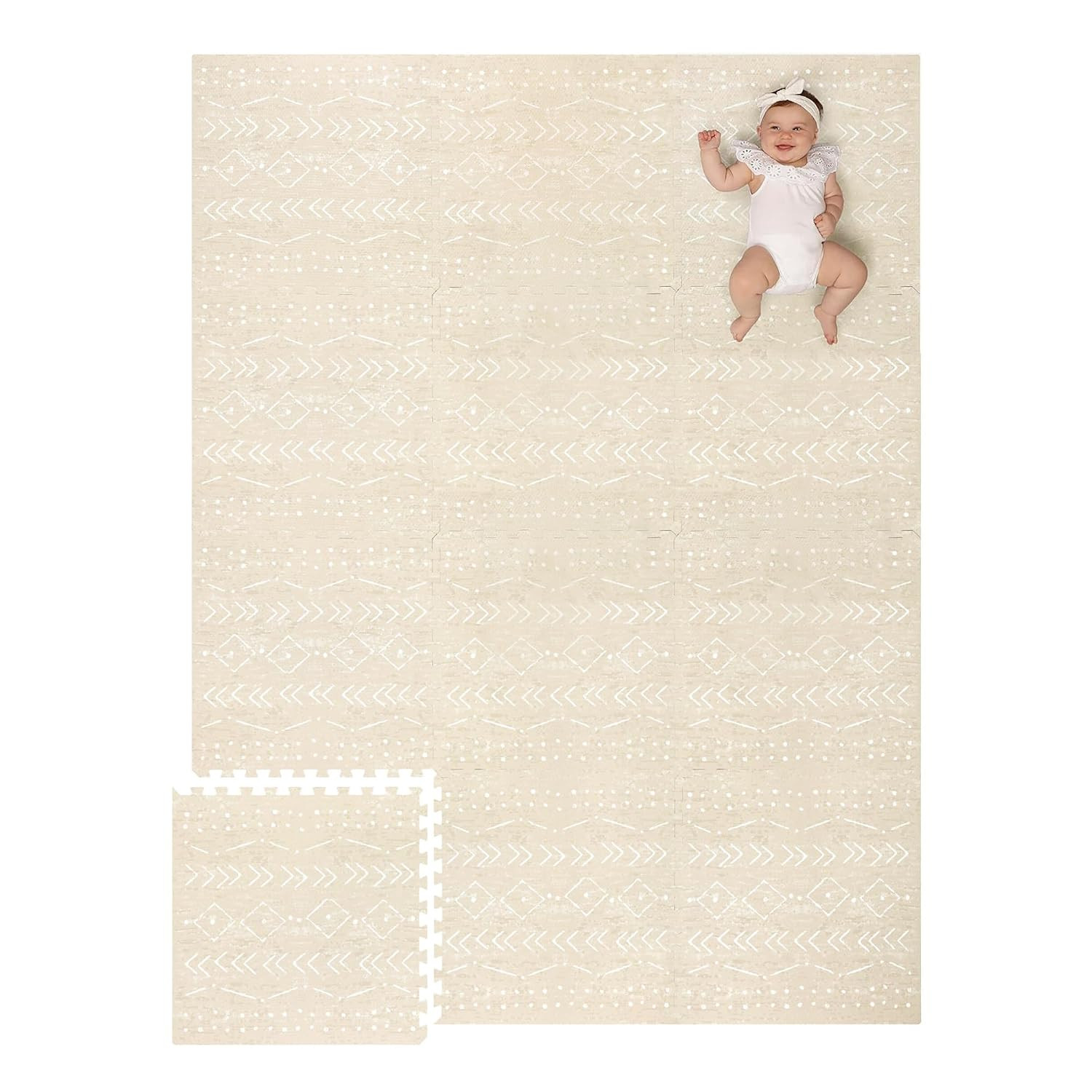 Lillefolk Baby Foam Play Mat - Baby Playmat | Tiles for Kids Interlocking Mat - Foam Baby Mat for... | Amazon (US)