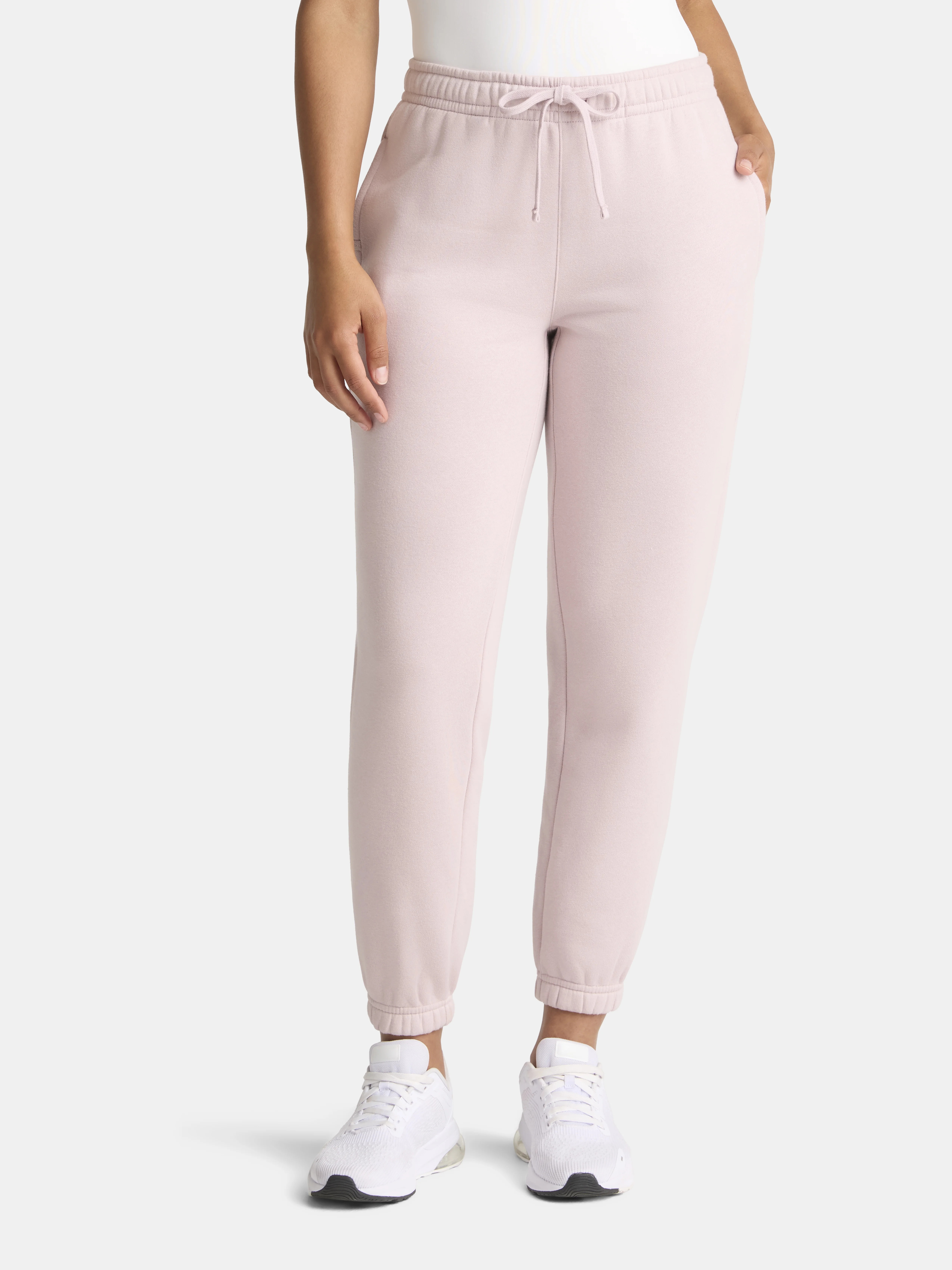 Athletic Works Women's and Women's Plus Fleece Jogger Sweatpants, Sizes XS-4X | Walmart (US)