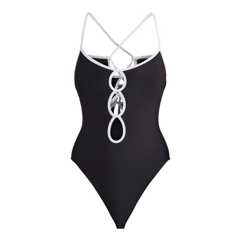 No Boundaries Women's 1-Piece Swimsuit, Sizes XXS-XXL | Walmart (US)