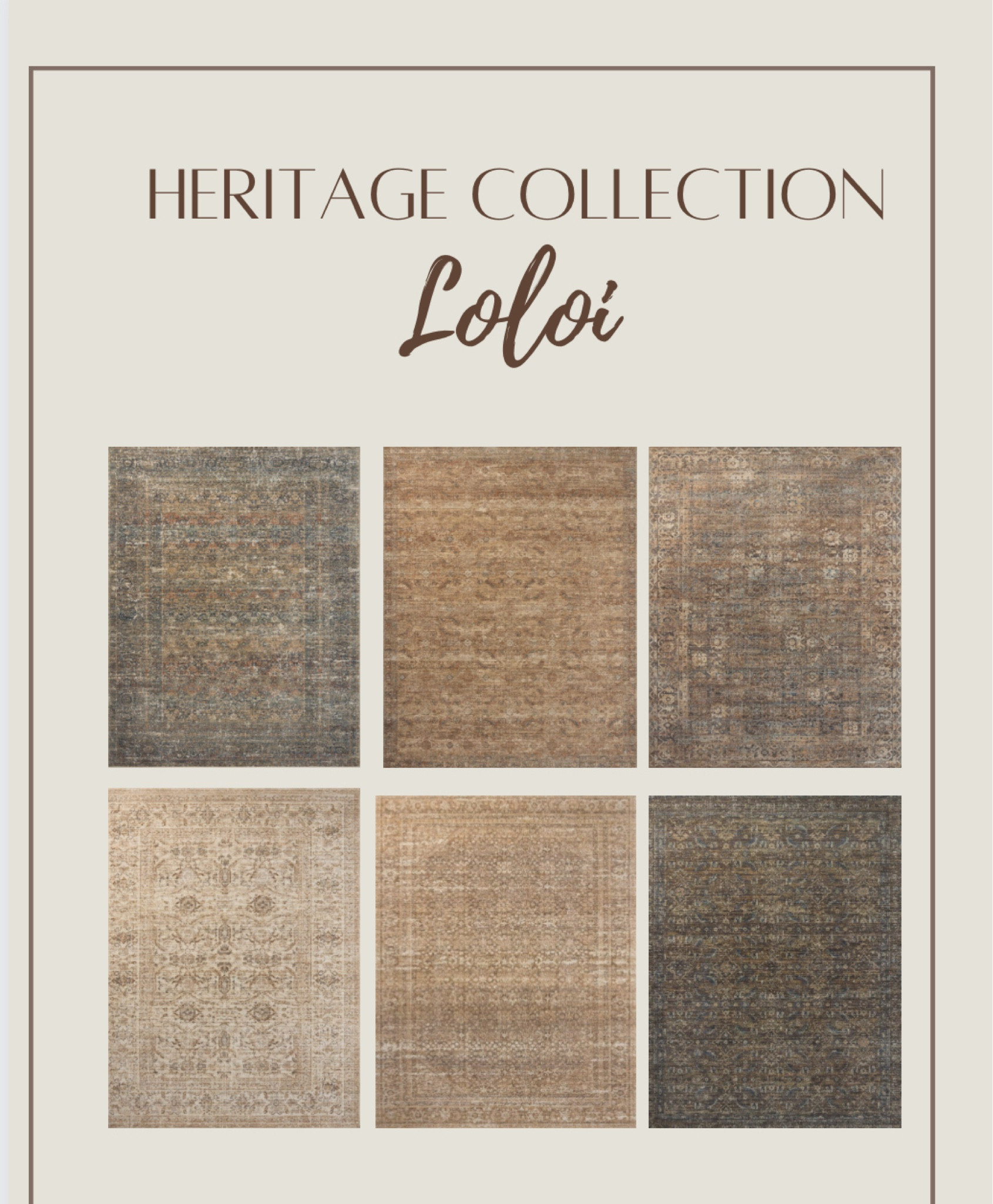 My favorites from the Loloi Heritage Collection! 

#LTKsalealert #LTKhome #LTKfamily