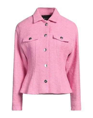 Maje Woman Jacket Pink Size 2 Cotton, Polyamide | YOOX (US)