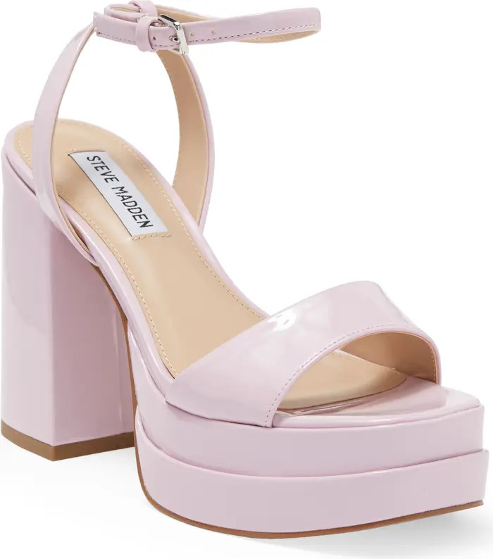 Warped Platform Block Heel Sandal (Women) | Nordstrom Rack