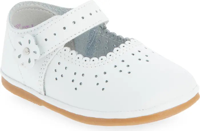 L'AMOUR Kids' Mia Scallop Mary Jane Flat | Nordstrom | Nordstrom