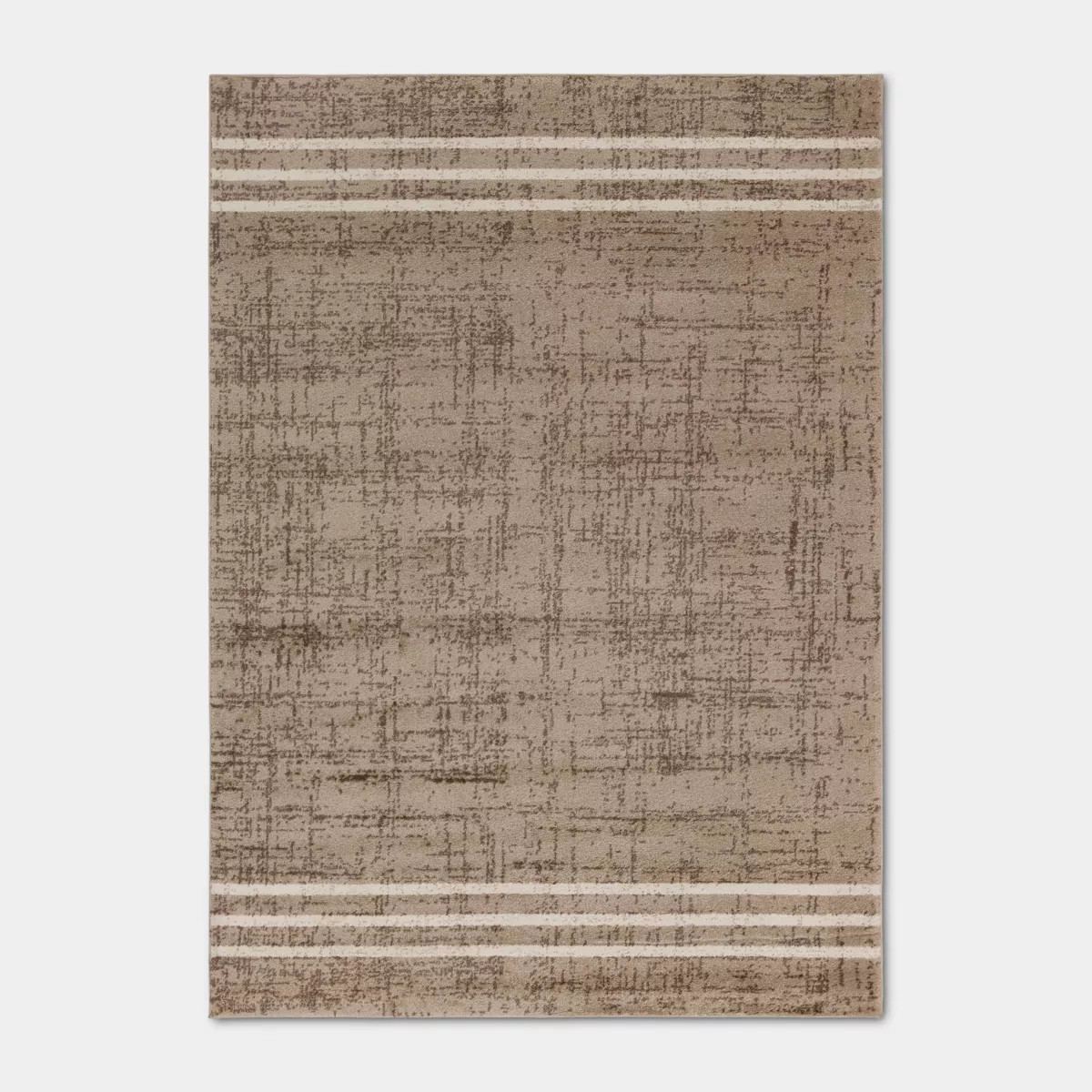 5'x7' American Roots Border Striped Area Rug Canyon Cream/Taupe - Threshold™ | Target