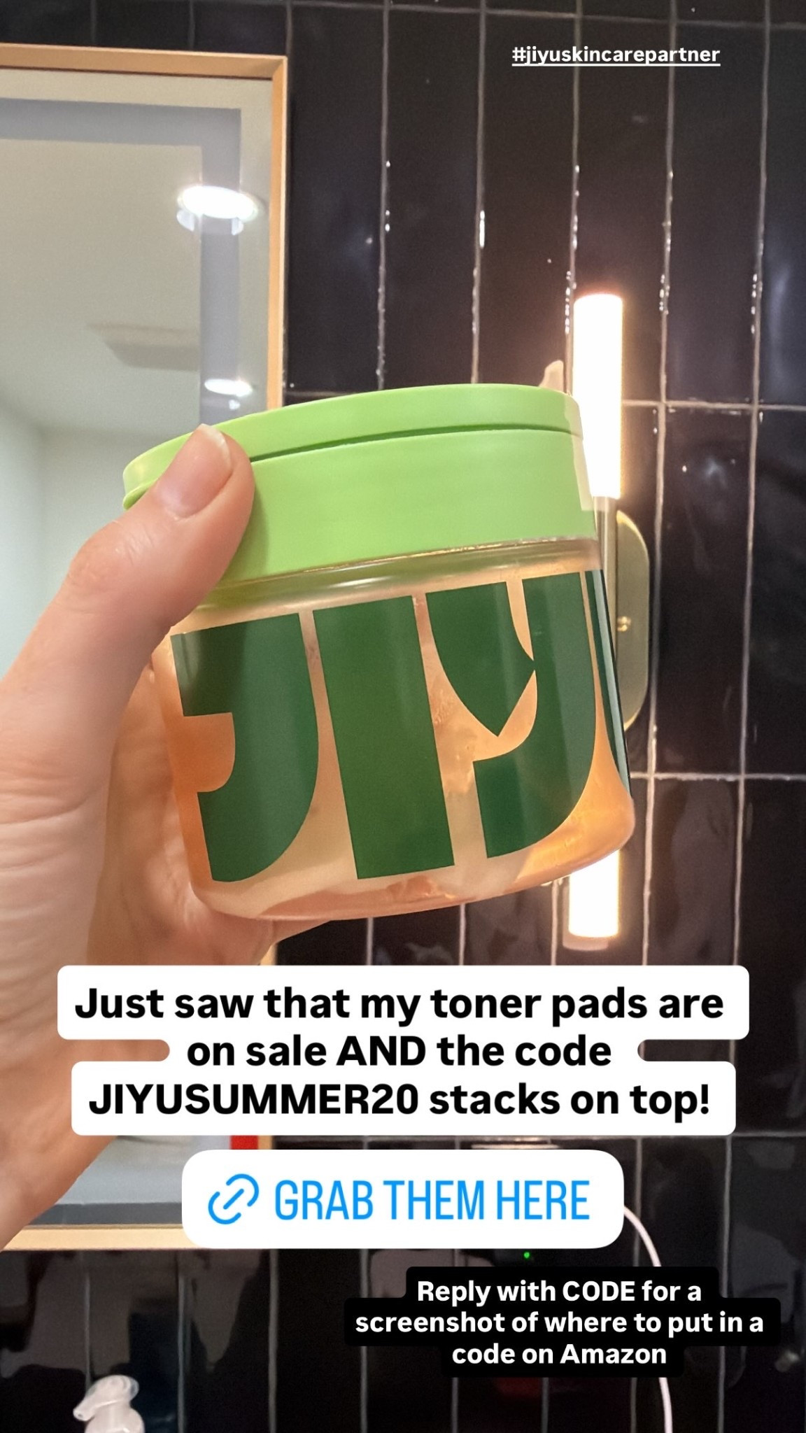 Just saw that my toner pads are on sale AND the code JIYUSUMMER20 stacks on top! #jiyuskincarepartner

#LTKBeauty #LTKSaleAlert