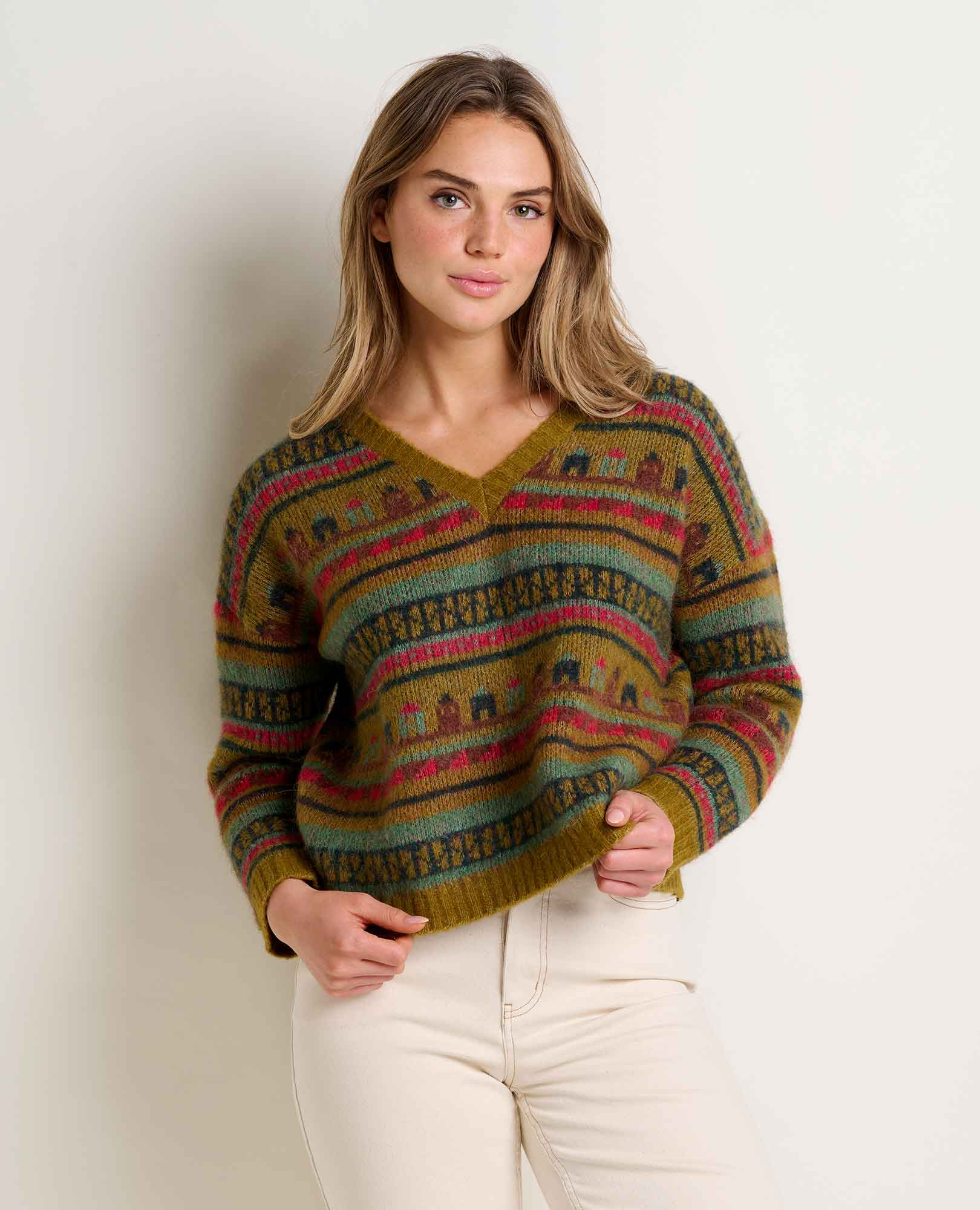 Women's Toddy Alpaca Merino V-Neck Sweater | Cozy & Soft | Toad&Co