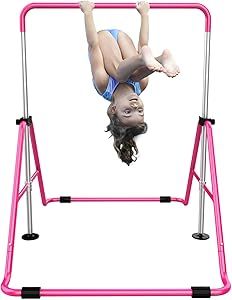 Tepemccu Expandable Gymnastics Bars,Adjustable Height Gymnastic Horizontal Bars,Junior Training B... | Amazon (US)