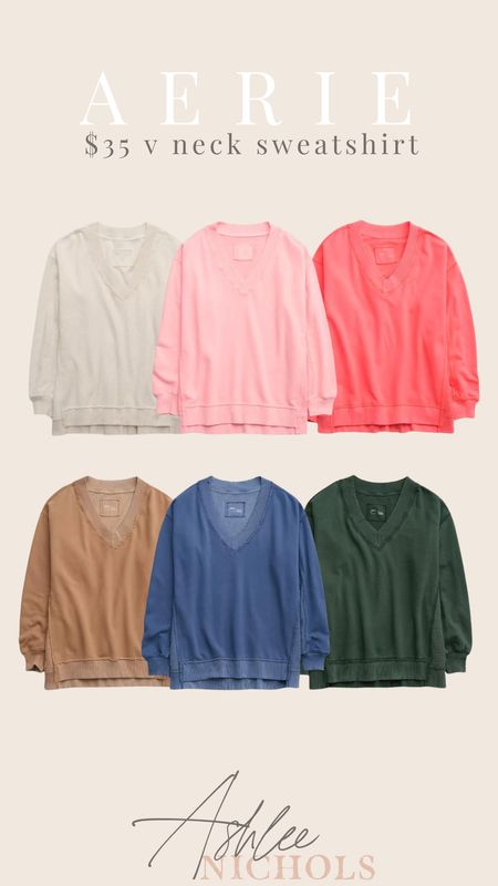 Aerie $35 v neck sweatshirts!! These would be perfect to throw on top of a bikini and they’re all on sale now!!

Aerie, aerie sale, aerie sweatshirts, aerie on sale 

#LTKstyletip #LTKSeasonal #LTKsalealert