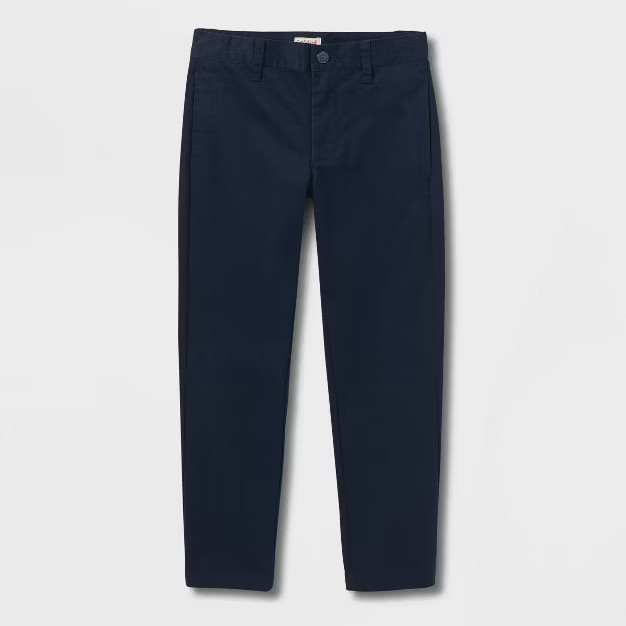 Boys' Straight Fit Uniform Chino Pants - Cat & Jack™ Navy | Target