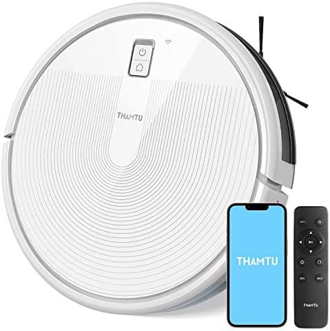 Thamtu G10 Robot Vacuum with 2700Pa Strong Suction, Super-Thin Robotic Vacuum Cleaner, Compatible wi | Amazon (US)