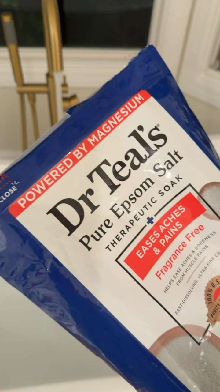Lately this has been my go-to reset 🤍



Dr. Teals, epsom salt, therapeutic soak, fragrance free, powered by magnesium, bath time, recovery, athlete, olympian, missy franklin johnson, missy_franklin 

 #LTKfitnessgoals #LTKselfcare #LTKActive